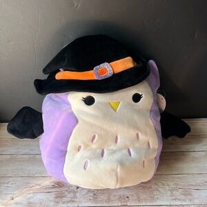 Squishmallows Holly The Owl Halloween Treat Pail New with Tag